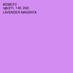 #D38CF2 - Lavender Magenta Color Image